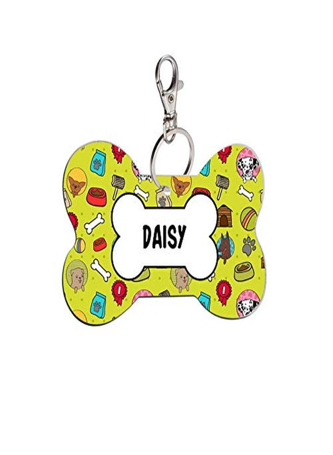 Sky Trends Bone Shape Collar Locket/Pendant for Dogs & Puppy -021, Multicolour
